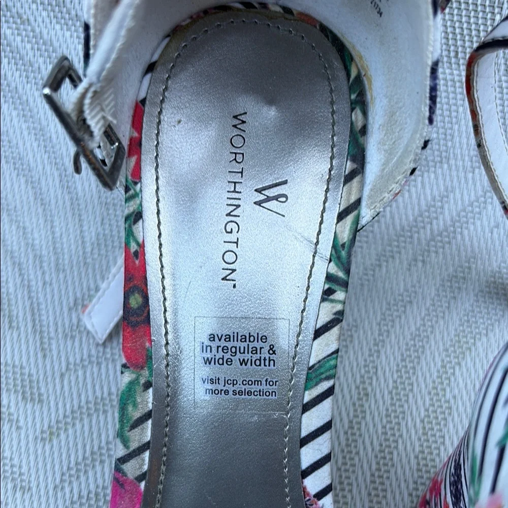 Worthington Pink, Red and Green Heels - Picture 2 of 8